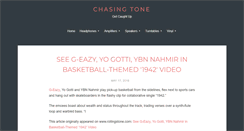 Desktop Screenshot of chasingtone.com